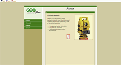 Desktop Screenshot of geoplus.ee