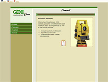 Tablet Screenshot of geoplus.ee